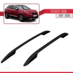 Rails de toit barres set cross barres rail pour peugeot 3008 2017 - 2023 noir (mod�le adh�sif) 251