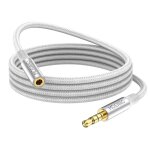 Rallonge jack audio 3. 5 mm 4 pôles pour casque micro en nylon tressé jack mâle vers femelle câble extension ... Rallonge jack audio 3. 5 mm 4 pôles pour casque micro en nylon tressé jack mâle vers femelle câble extension ...