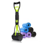 Ramasse - crottes - td - 60x13. 5cm - long manche - 120 sacs biodgradables - ergonomique