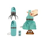 Ramasse - crottes sans contact - dok - portable - pour chiens de toutes tailles - 15 sachets inclus - ...