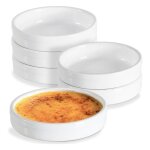 Ramequins 4oz ramequins à crème brûlée allant au four plats à soufflé peu profonds en céramique pour ... Ramequins 4oz ramequins à crème brûlée allant au four plats à soufflé peu profonds en céramique pour ...