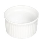 Ramequin en cramique - blanc - 9 cm - rsistant  la chaleur - compatible four et micro - ondes - design ...