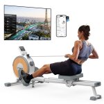 Rameur dappartement ? merach - 16 niveaux de r�sistance magn�tique - max 160 kg - �cran lcd - compatible ...