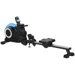 Rameur  eau dappartement - sportnow - pliable - 6 niveaux de rsistance cran lcd multifonction support ...
