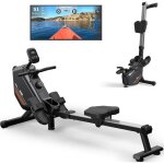 Rameur magn�tique mettlematic rm3b 16 niveaux de r�sistance jusqu� 300n bluetooth capacit� de charge ...