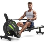 Rameur magn�tique silencieux avec app - wenoker - 16 niveaux de r�sistance - max 160 kg - pliable & lcd ...