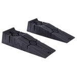 Rampes de chargement pour voiture - durhand - 2 pices - capacit de 25 tonnes - 91 x 30 x 21 cm - noir ...