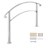 Rampes descalier - duoku - ltfsbs - 3ft - fer forg - blanc - 1  3 marches