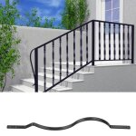 Balustrade - piquet - lot de 50 balustres en aluminium - 82x2. 5x0. 25cm - noir - résistant à la corrosion ... Balustrade - piquet - lot de 50 balustres en aluminium - 82x2. 5x0. 25cm - noir - résistant à la corrosion ...