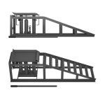 Rampe de garage 2 pi�ces r�glable - charge 2 tonnes - plateforme de levage s�curis�e pour entretien auto ...