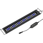 Rampe led aquarium 43 - 60cm minuterie blanc bleu rglable tanche 11w