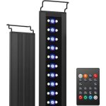 Rampe led aquarium spectre complet clairage rglable avec la fonction minuterie pour aquarium 118 - 150 ...