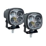 Rampe de phare de travail led 2x40w 12v 24v carr projecteurs lumire feux pour motos voiture camions ...