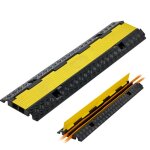 Rampe de protection pour c�bles - duoku - capacit� de charge 9979 kg - passage au sol � 2 canaux 32 x ...