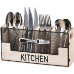 - range - couverts - 4 compartiments - rangement des couverts - ustensiles de cuisine - espace de rangement ...