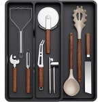 Rangement extensible 2 � 3 compartiments range couverts pour tiroir en plastique pour cuill�res fourchettes ...