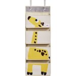 Rangement mural girafe - 3 sprouts - multicolore - beige - enfant - mixte - rangement mural - non Rangement mural girafe - 3 sprouts - multicolore - beige - enfant - mixte - rangement mural - non
