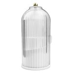 Rangement rotatif 360 pour pinceaux de maquillage organisateur avec couvercle pour cosmtiques et accessoires ...