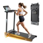 Raoo min tapis de course pliable 30 hp - 12 km / h inclinaison 11% capacit� 150 kg 12 programmes