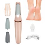 R�pe �lectrique pieds anti callosit�s rape pedicure rechargeable rapeuse pieds �lectrique avec 2 rouleaux ...