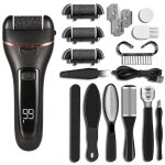 R�pe �lectrique pour les pieds dissolvant de callosit�s appareil de p�dicure professionnel rechargeable ...
