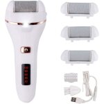 Rpe lectrique pour les piedsrpe lectrique pro rechargeable avec 3 ttes rotatives pour pieds