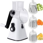Rpe  fromage coupe - lgumes manuel broyeur pour cuisine mandoline ronde rotative pour lgumes et fruits ...