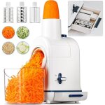 R�pe � l�gumes �lectrique 3 en 1 aobosi d�coupe l�gumes avec 3 c�nes en acier inoxydable