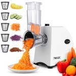 Rpe  lgumes lectrique 5 en 1 - hachoir lectrique mandoline  lgumes 250w - dcoupe - lgumes avec ...