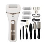 Rpe  pieds electrique - yunstore - ipx7 etanche pedicure professionnel rapeuse 3 vitesses 3 rouleaux ...