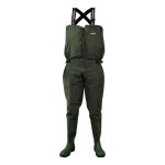 Raptor waders pvc plus fit - vert - taille 45 - coupe regular
