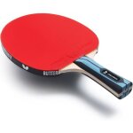 Raquette de tennis de table - butterfly - challenger - comptition - revtement addoy - bois 5 couches ...