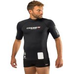 Rash guard - cressi - jlw478303 - t - shirt protection homme - manches courtes - noir