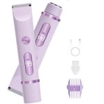 Rasoir 2 en 1 pour femme - rasoir �lectrique - tondeuse maillot - �tanche - �pilateur - tondeuse pour ...