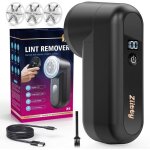 Rasoir anti bouloche �lectrique �cran lcd 2 niveaux de puissance r�glables t�te � 6 lames fraise � peluchestyp ...