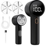 Rasoir anti - bouloches rechargeable avec �cran lcd ? haute performance et design moderne
