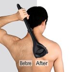 Rasoir dos tondeuse rasage pour dos pilation de dos indolore ?rasoir de dos rasoir pliable?back shaver ...