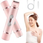 Rasoir �lectrique 2 en 1 pour femmes - appareil d�pilation pour le visage et le corps - tondeuse maillot ...