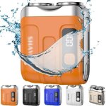 Rasoir �lectrique pour bagages rasoir �lectrique pour hommes mini petit canon en acier � double anneau ...