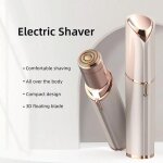 Rasoirs lectriques pour pilation du visage pour femmes rechargeable par usb avec indicateur lumineuxchampagn ...