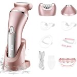 Rasoir lectrique femme - 3 en 1 - tanche - rechargeable - 2 vitesses - led
