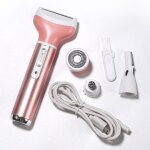 Rasoir �lectrique pour femme rasoir �lectrique pour femme 4 en 1 rechargeable sans fil indolore pour ...