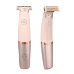 Rasoir electrique femme tondeuse  poils corporels rasoir pour epilation du visage tondeuse  bikini ...