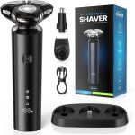 Rasoirs �lectriques homme 2025 am�lior� tondeuse barbe homme rasoir humide / sec �tanche rechargeable ...