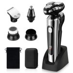 Rasoir lectrique hommes 5 en 1 tondeuse  barbe sans fil electric shaver avec cran led tondeuse cheveux ...