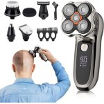 Rasoir électrique pour homme étanche ipx6 lame flexible rasage de près affichage led rechargeable avec ... Rasoir électrique pour homme étanche ipx6 lame flexible rasage de près affichage led rechargeable avec ...
