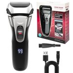 Rasoir Électriques hommes tondeuse à barbe 3 en 1 - Étanche à corps entier - affichage led - recharge ... Rasoir Électriques hommes tondeuse à barbe 3 en 1 - Étanche à corps entier - affichage led - recharge ...
