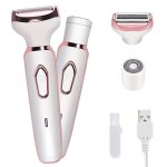 Rasoir �lectrique rechargeable pour femme tondeuse � cheveux pour visage barbe moustache bras jambes ...