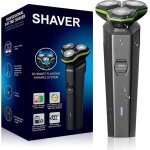 Rasoir �lectrique avec t�te magn�tique 3d amovible parfait pour les voyages le bureau et les voyages ...