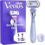 Rasoir pour femme extra smooth swirlrecharge a 5 lames et manche pivotantcon�u pour glisser dans tous ...